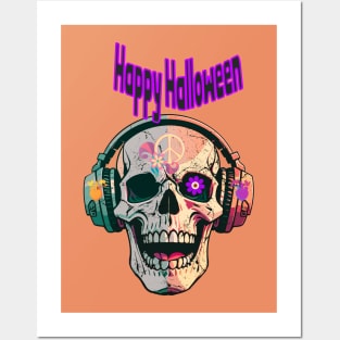 Happy Halloween calaveras Posters and Art